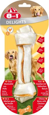 8in1 Delight Bones L Tavuklu Köpek Ödülü - 1