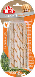 8in1 Delight Twisted Sticks Tavuklu Köpek Ödülü - 8in1