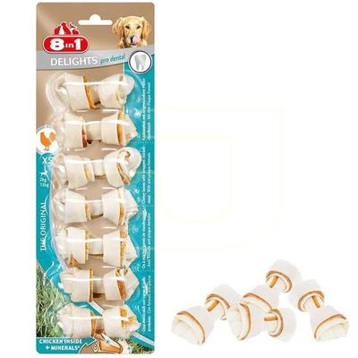 8in1 Delights Pro Dental XS Köpek Çiğneme Kemiği - 1