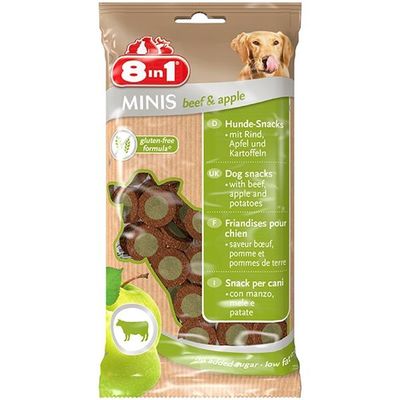 8in1 Minis Beef Apple Köpek Ödülü 100 Gram - 1