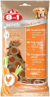 8in1 Minis Chicken Carrot Köpek Ödülü 100 Gram - 1