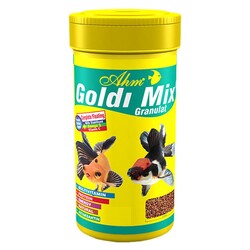 Ahm Goldi Mix Granulat Japon Balık Yemi 100 ML - Ahm Marin