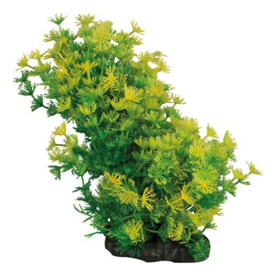 Akvaryum İçin Sarı Plastik Bitki 8-10 cm - 1