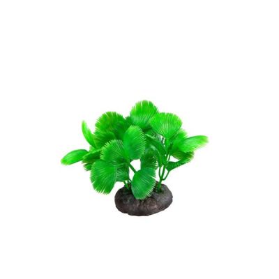 Akvaryum Plastik Yeşil Diken Yapraklı Bitki 8 Cm - 1