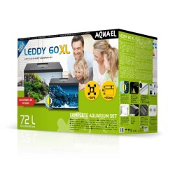 Aquael Leddy 60 XL Akvaryum Seti Siyah D/N 72 LT - Aquael