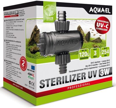 Aquael Sterilizer UV-AS Lamp 3 Watt Uv Filtre - 1