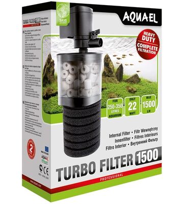 Aquael Turbo Filter 1500 Akvaryum İç Filtre 1500 LT/S - 1