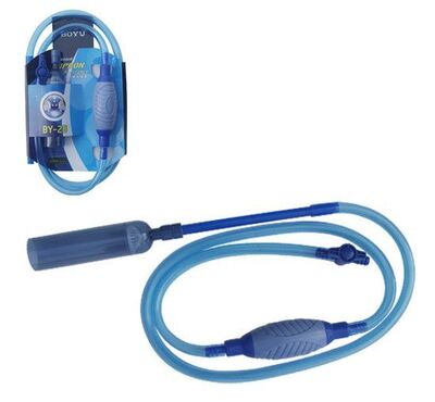 Boyu BY-28 Akvaryum Dip Sifonu Pompalı Vanalı - 1