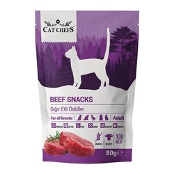 Cat Chefs Beef Snacks Sığır Etli Kedi Ödülü 80 Gr - Cat Chefs