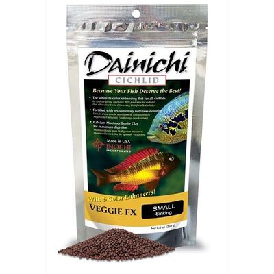 Dainichi Cichlid Veggie Fx Small 3 mm 2500 Gram - 1
