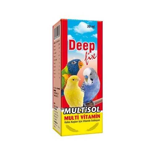 Deep Fix Multisol Kuslar Icin Multivitamin 30 Ml Kus Ilaclari Ve Vitaminleri Deep