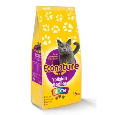 Econature Gurme Yetişkin Kedi Maması 15 KG - 1