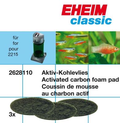 Eheim 2215 Yedek Karbonlu Sünger 3 Adet - 1