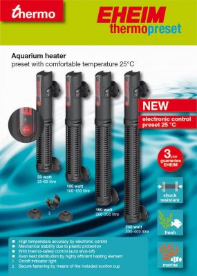 Eheim Thermopreset 200 Watt Akvaryum Isıtıcısı - 1