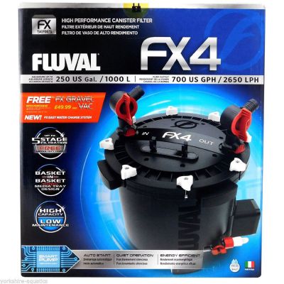 Fluval FX4 Akvaryum Dış Filtre 2650Lt/Saat - 1