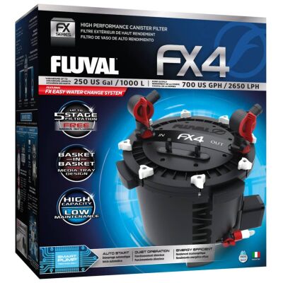 Fluval FX4 Akvaryum Dış Filtre 2650Lt/Saat - 1
