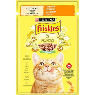 Friskies Tavuklu Yaş Kedi Maması 85 Gr - 1