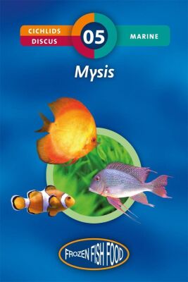 Frozen Fish Food Dondurulmuş Mysis 6x100 Gram - 1