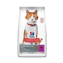 Hills Kısırlaştırılmış Ördek Etli Kedi Maması 10 Kg - Hills