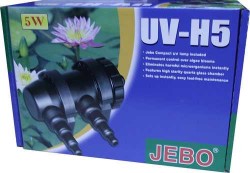 Jebo UV-H5 Ultraviole 5 Watt Akvaryum Filtresi - Jebo