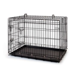 Katlanabilir Metal Kedi ve Köpek Taşıma Kafesi 60x45x53 cm - Strong