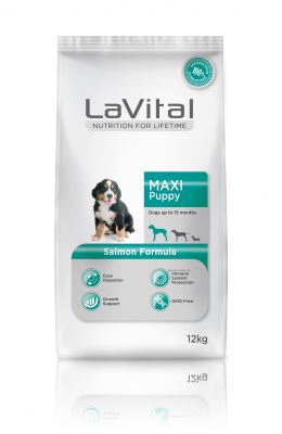 La Vital Büyük Irk Yavru Somonlu Köpek Maması 12Kg - 1