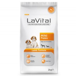 La Vital Küçük Irk Yavru Kuzu Etli Köpek Maması 2KG - La Vital