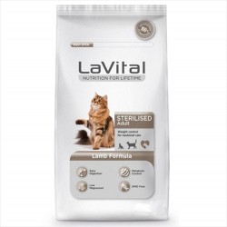 La Vital - La Vital Kuzu Etli Yetişkin Kısırlaştırılmış Kedi Maması 12 Kg