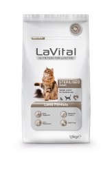 La Vital Kuzu Etli Yetişkin Kısırlaştırılmış Kedi Maması 1,5 Kg - La Vital