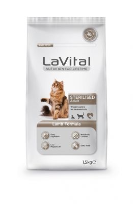 La Vital Kuzu Etli Yetişkin Kısırlaştırılmış Kedi Maması 1,5 Kg - 1