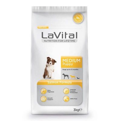 La Vital Orta Irk Somonlu Yavru Köpek Maması 3 Kg - 1