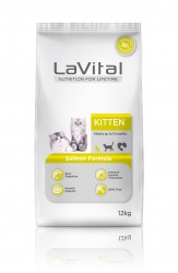 La Vital Somonlu Yavru Kedi Maması 12 KG - La Vital