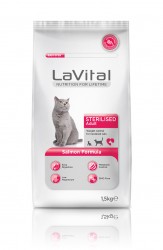 La Vital Somonlu Yetişkin Kısırlaştırılmış Kedi Maması 1,5 KG - La Vital