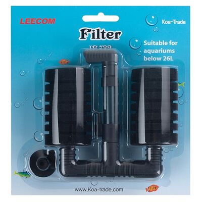 Leecome IF-732 Çiftli Küçük Akvaryum Pipo Filtre - 1