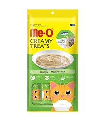 Me-o - Me-O Creamy Sarı Yüzgeçli Orkinos Balıklı Kedi Ödül Maması 4x15 Gr