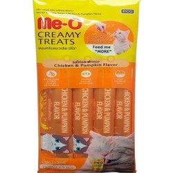Me-o - Me-O Creamy Tavuklu Bal Kabaklı Kedi Ödül Maması 4x15 Gr