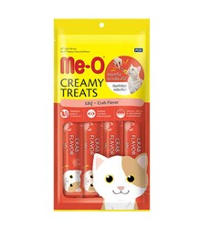 Me-O Creamy Yengeç ve Ton Balıklı Kedi Ödül Maması 4x15 Gr - Me-o