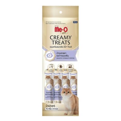 Me-O Gold Creamy Ton Balıklı ve Taurinli Yaş Kedi Maması 4x15Gr - 1