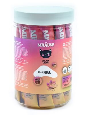Mhauw Multi Vitaminli Kedi Ödül Maması 30x15 Gr Kutu - 1