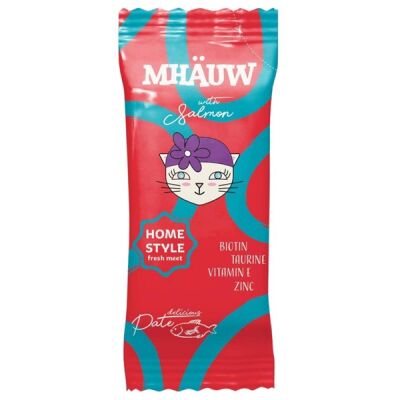 Mhauw Pouch Pate Salmon Kedi Yaş Maması 80 Gr - 1