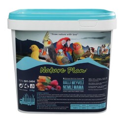 Nature Plan Ballı Meyveli Nemli Kuş Maması 5 Kg - Nature Plan
