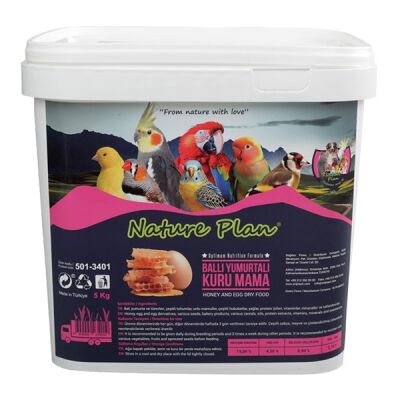 Nature Plan Ballı Yumurtalı Kuru Kuş Maması 5 Kg - 1
