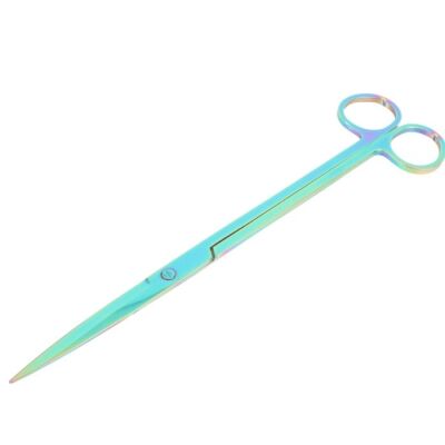 Özelyem Renkli Düz Uçlu Akvaryum Bitki Makası 25 cm - 1