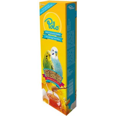 Polo Ballı Yumurtalı Muhabbet Kuşu Krakeri 3 lü Paket - 1