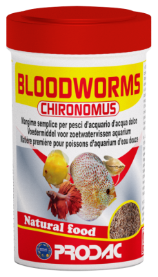 PRODAC-BLOODWORMS CHIRONOMUS 100ML7GR - 1