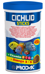 PRODAC-CICHLID STICKS 1200ML450GR - Prodac
