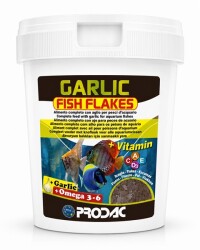 Prodac Garlic Fish Flakes Sarımsaklı Pul Yem 100 Gram - Prodac