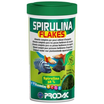 Prodac Spirulina Flakes Pul Yem 250 ML - 1