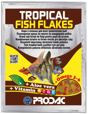 PRODAC-TROPICAL FISH FLAKES 12GR - 1