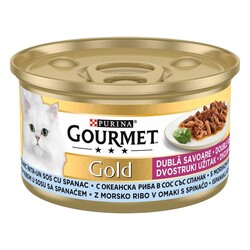 Purina Gourmet Balıklı Ispanaklı Yaş Kedi Maması 85 Gr - Purina